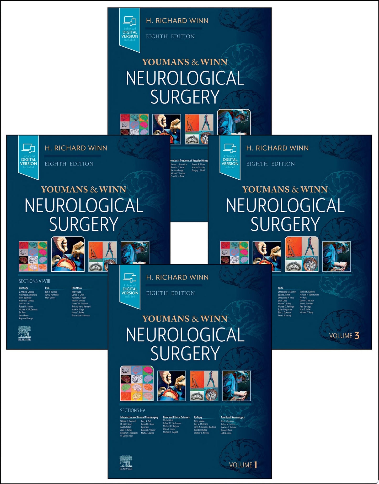 Youmans and Winn Neurological Surgery, 4-Volume Set, 7th Edition